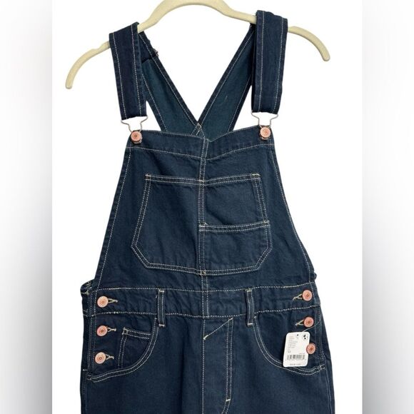 FREE PEOPLE We The Free Ziggy Denim Overalls Size XSMALL - Picture 10 of 16
